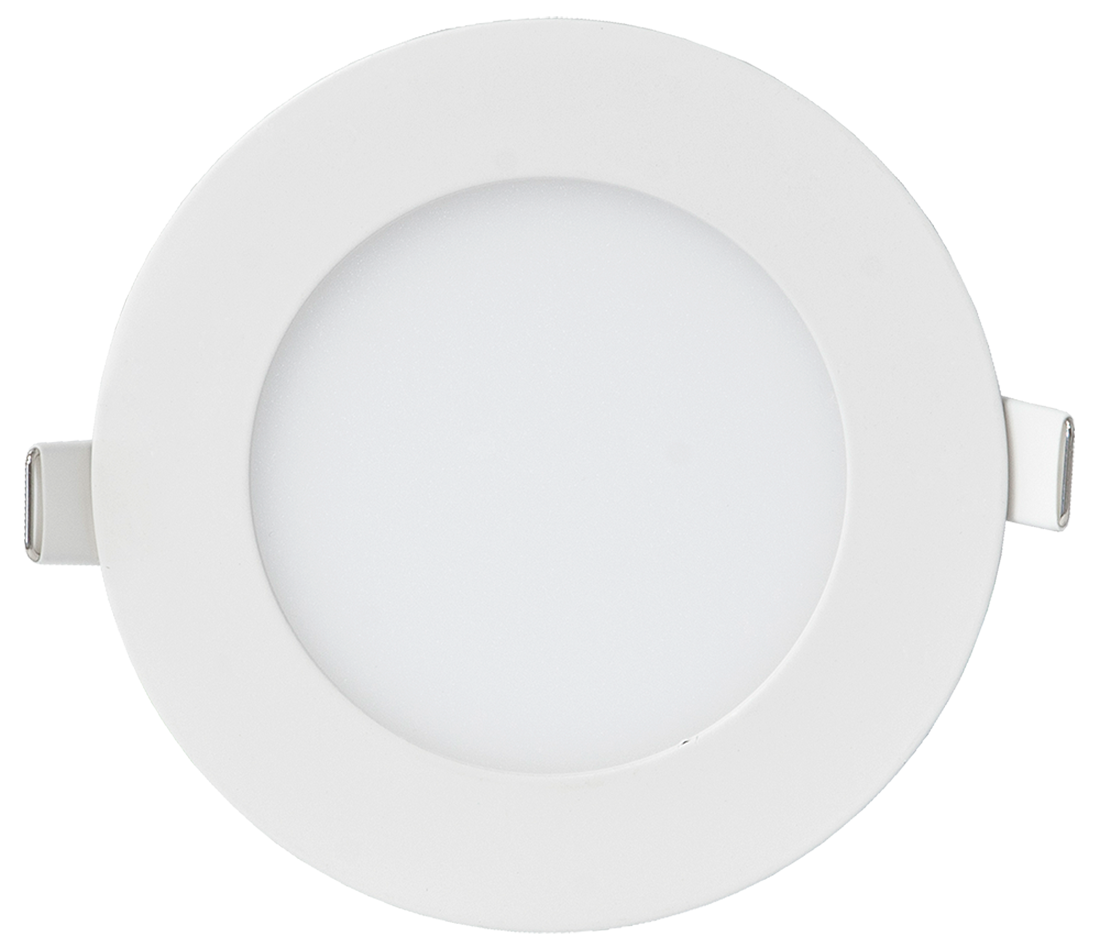Панель сд круглая RLP-eco 6Вт 230В  4000К 420Лм 120/100мм белая IP40 IN HOME